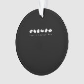 Gewoon Little Boo Creatieve Casual Look Ornament (voorkant)