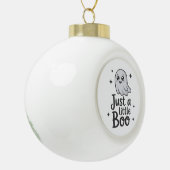 Gewoon Little Boo Grappig Ontwerp Keramische Bal Ornament (Links)
