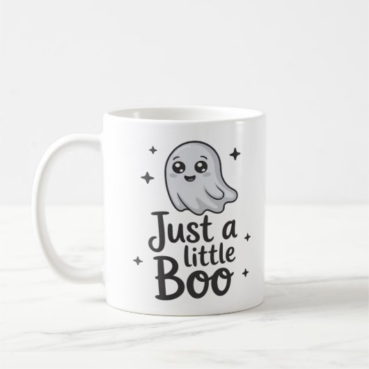 Gewoon Little Boo Grappig Ontwerp Koffiemok (Links)