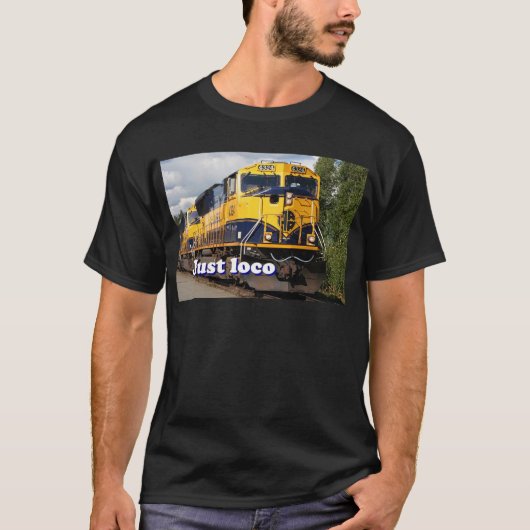 Gewoon loco: Alaska locomotief, Verenigde Staten T-shirt (Voorkant)