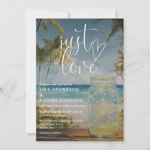 Gewoon Love Aquarel Oceaan Strand Metselwerk Pot H Kaart