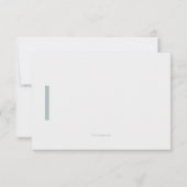 Gewoon Love Blue RSVP Kaartje (Achterkant)