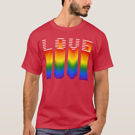 Gewoon Love meisje T-shirt (Voorkant)