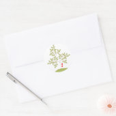 Gewoon Love Tree Ronde Sticker (Envelop)