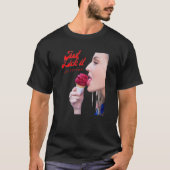 Gewoon luik het ijs | Funny Ice Cream Cone T-shirt (Voorkant)