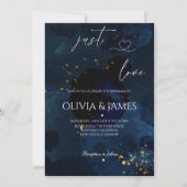 Gewoon Luxe Galaxy Bruiloftsfeest Kaart (Voorkant)