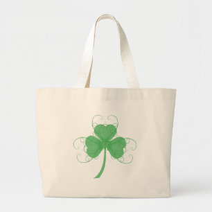 Gewoon, maar Fancy producten van shamrock Grote Tote Bag