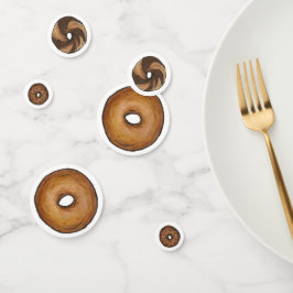 Gewoon marmer rogge kaneel rozijnen bagel ontbijt confetti