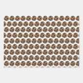 Gewoon marmer rogge kaneel rozijnen bagel ontbijt inpakpapier vel (Voorkant 2)