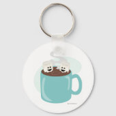 Gewoon Marshmellows in Chocolade Sleutelhanger (Voorkant)