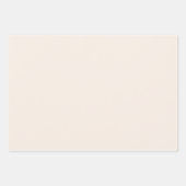 Gewoon massief tarwelinnen Tan Shades 3 Tones Inpakpapier Vel (Voorkant 3)