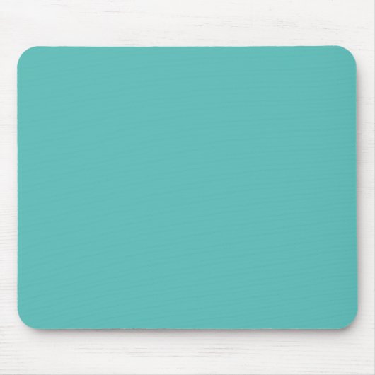 Gewoon massieve eucalyptuspastelturquoise muismat (Voorkant)