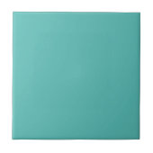 Gewoon massieve eucalyptuspastelturquoise tegeltje (Voorkant)