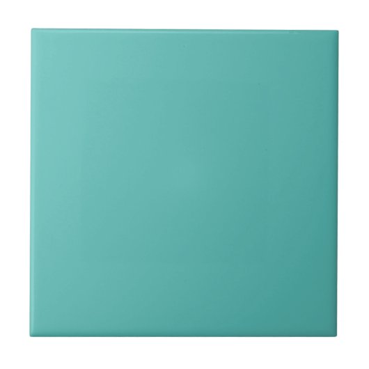 Gewoon massieve eucalyptuspastelturquoise tegeltje (Voorkant)