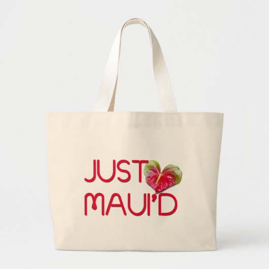 Gewoon Maui'd Grote Tote Bag (Voorkant)