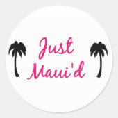 Gewoon Maui'd Sticker lakens (Voorkant)
