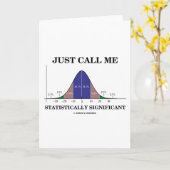 Gewoon me statistisch significant roepen kaart (Gele Bloem)