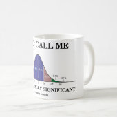 Gewoon me statistisch significant roepen koffiemok (Voorkant rechts)