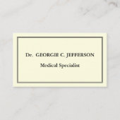 Gewoon medisch specialist Visitekaartje (Voorkant)