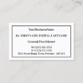 Gewoon medisch Visitekaartje (Voorkant)