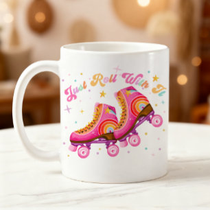 Gewoon Mee Rollen Roller Schaatsen Tiener Retro Ro Koffiemok
