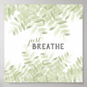 gewoon meer groene natuur spa poster (Voorkant)