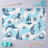 Gewoon Meer Nautical Serie Ontwerp 2 Tissuepapier (Craft)