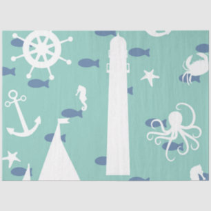Gewoon Meer Nautical Series Ontwerp 10 Tissuepapier