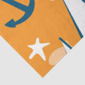 Gewoon meer nautische serie ontwerp 4 tissuepapier (Detail)