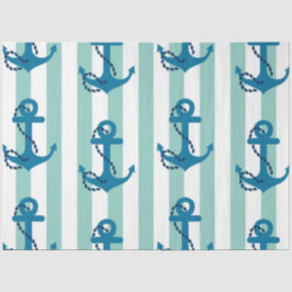 Gewoon meer nautische serie ontwerp 5 tissuepapier