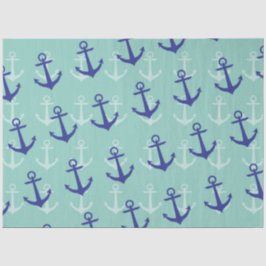 Gewoon meer nautische serie ontwerp 6 tissuepapier