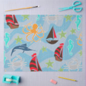 Gewoon meer ontwerp uit de Nautische reeks 7 Tissuepapier (Craft)