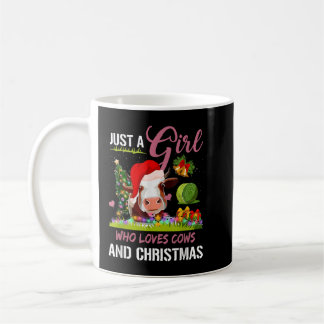 Gewoon meisje dat houdt van Koeien kerst lelijke t Koffiemok