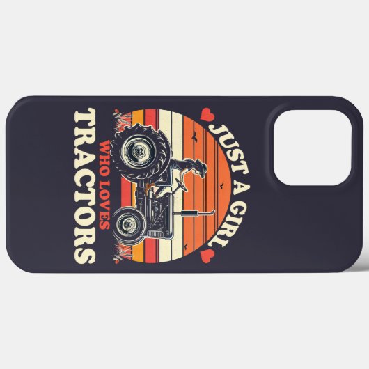 Gewoon meisje dat houdt van tractoren liefhebber  Case-Mate iPhone case (Achterkant (horizontaal))