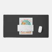 Gewoon Meisje Dat Van Corgi Halloween Pompoenen Vl Bureaumat (Keyboard & Muis)