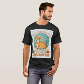 Gewoon Meisje Dat Van Corgi Halloween Pompoenen Vl T-shirt (Voorkant volledig)