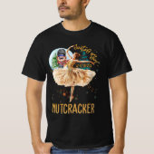 Gewoon meisje die houdt van Notenkrakers Kerstball T-shirt (Voorkant)