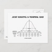 Gewoon met een normale dag (Humor van de kromme va Briefkaart (Voorkant / Achterkant)