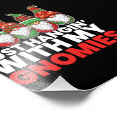 Gewoon met mijn gnomen spelen foto afdruk (Hoek)