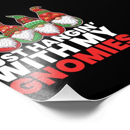 Gewoon met mijn gnomen spelen foto afdruk (Hoek)