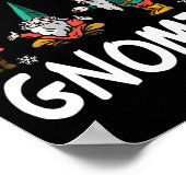 Gewoon met m'n Gnomen... grappige kerstgeweer. Poster (Hoek)