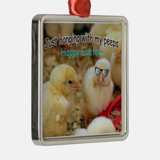 Gewoon met m'n peps. metalen ornament (Rechts)