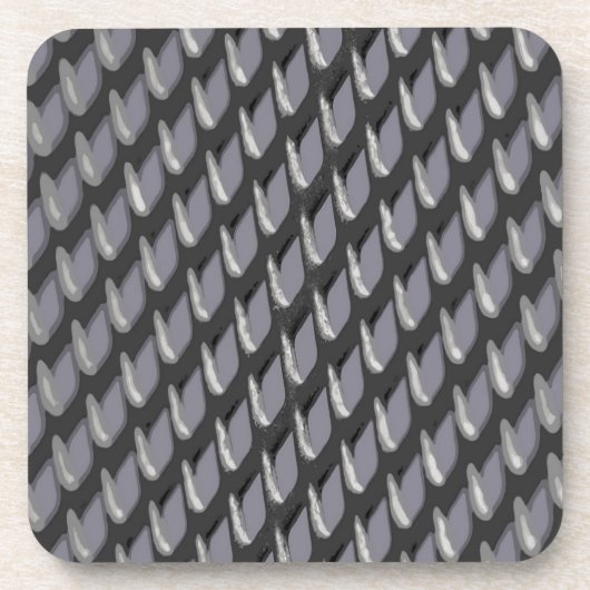 Gewoon metaalpartitie grateren drankjes onderzetter (Voorkant)