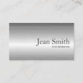 Gewoon Metal Yoga-instructeur Visitekaartje (Voorkant)