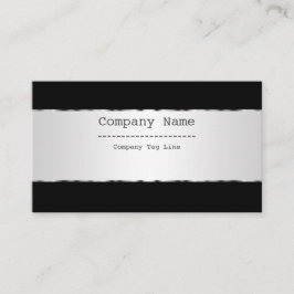 Gewoon metalen zilver design Roestvrij staal Visitekaartje