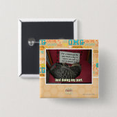 Gewoon mijn deel doen. vierkante button 5,1 cm (Voorkant /achterkant)