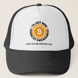GEWOON MIJN EIGEN ZAKELIJKE LEUKE Bitcoin MINEN Trucker Pet