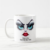 Gewoon Mijn Gezicht Proberen, Fantastische Ogen Gr Koffiemok (Links)