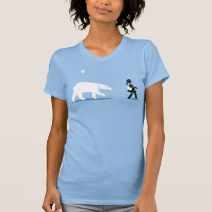 Gewoon mijn ijsbeer uitlaten t-shirt