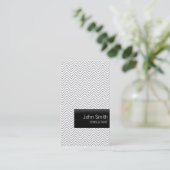 Gewoon minimaal Chevron Consultant Visitekaartje (Staand voorkant)